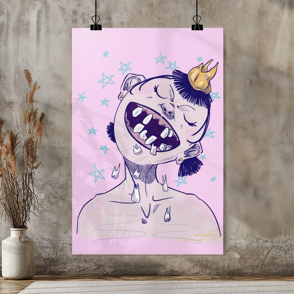 "Tooth Fairy" Glossy Finish Poster