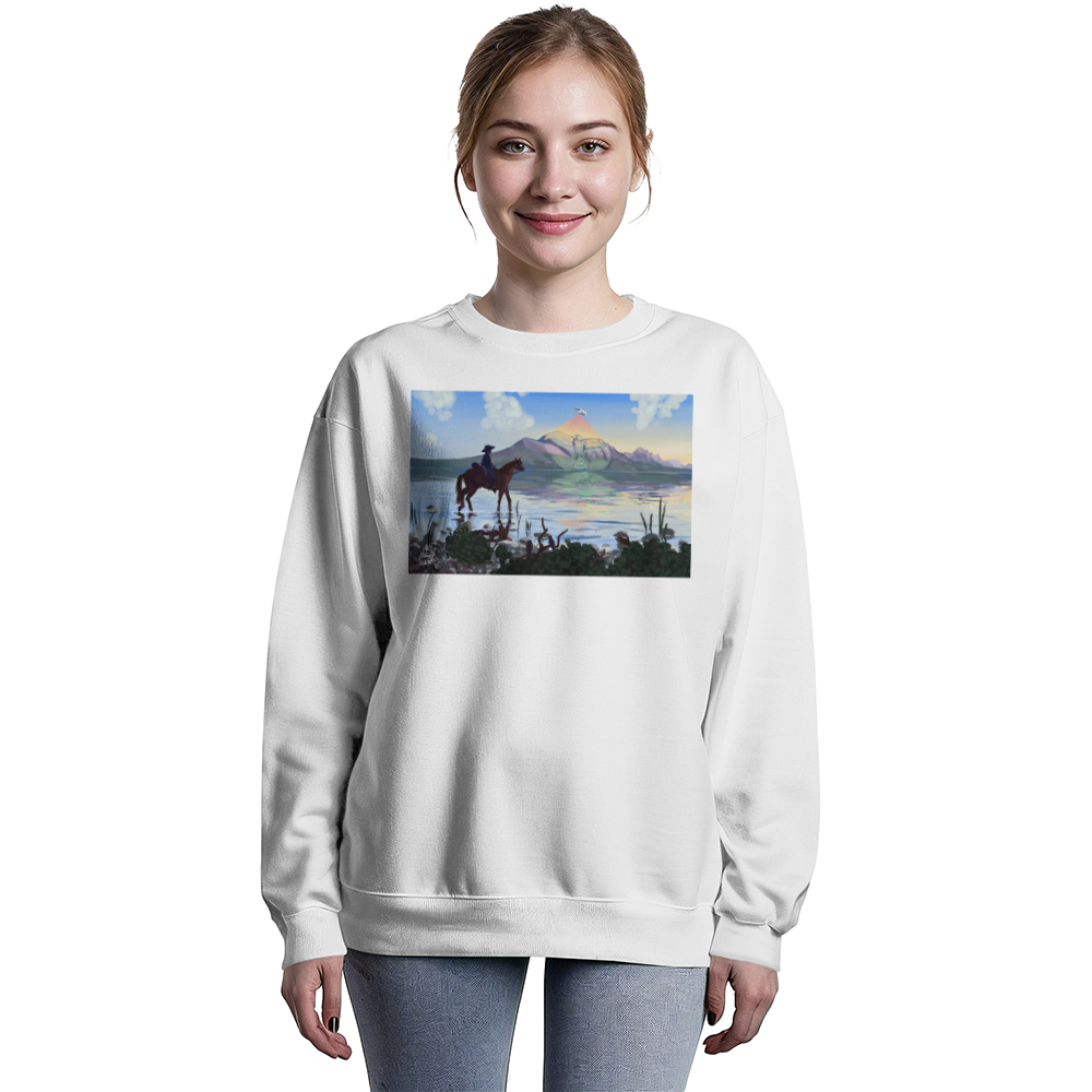 Adult crewneck "Red Eagle"