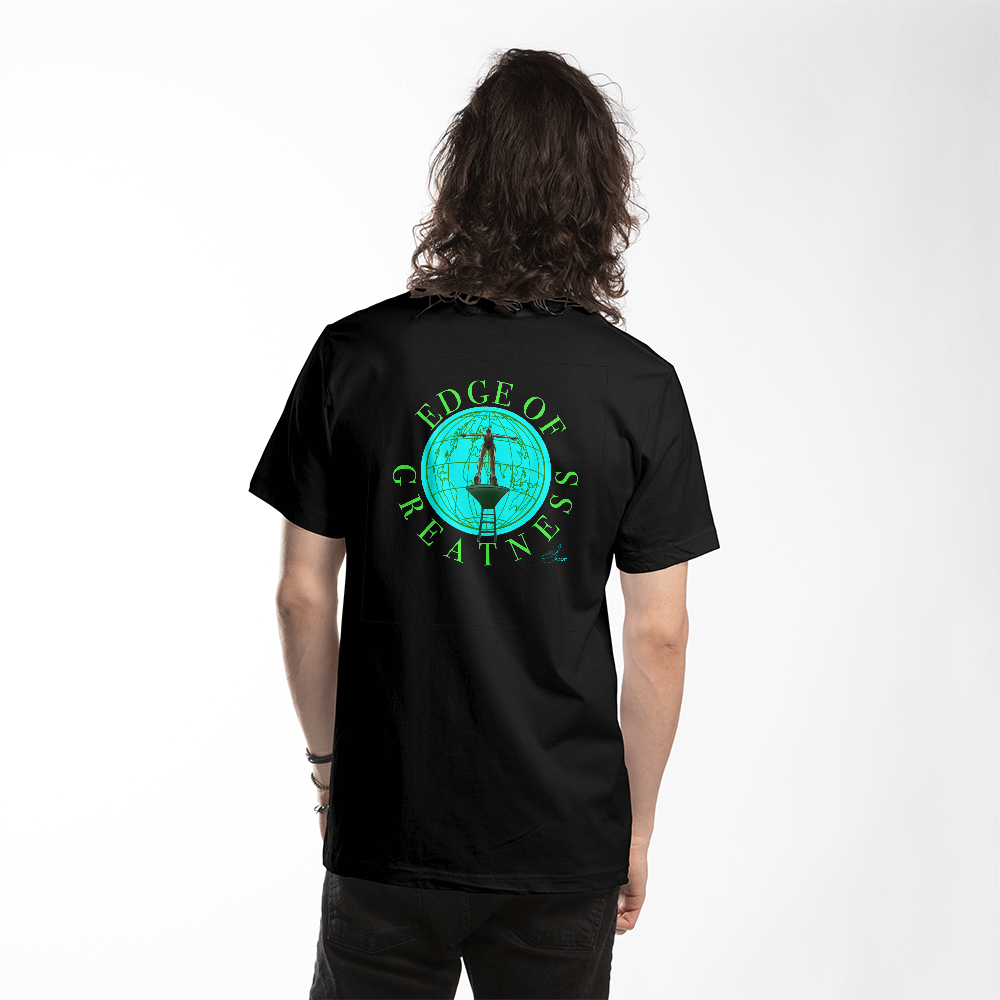 Tee back print "edge of Greatness"