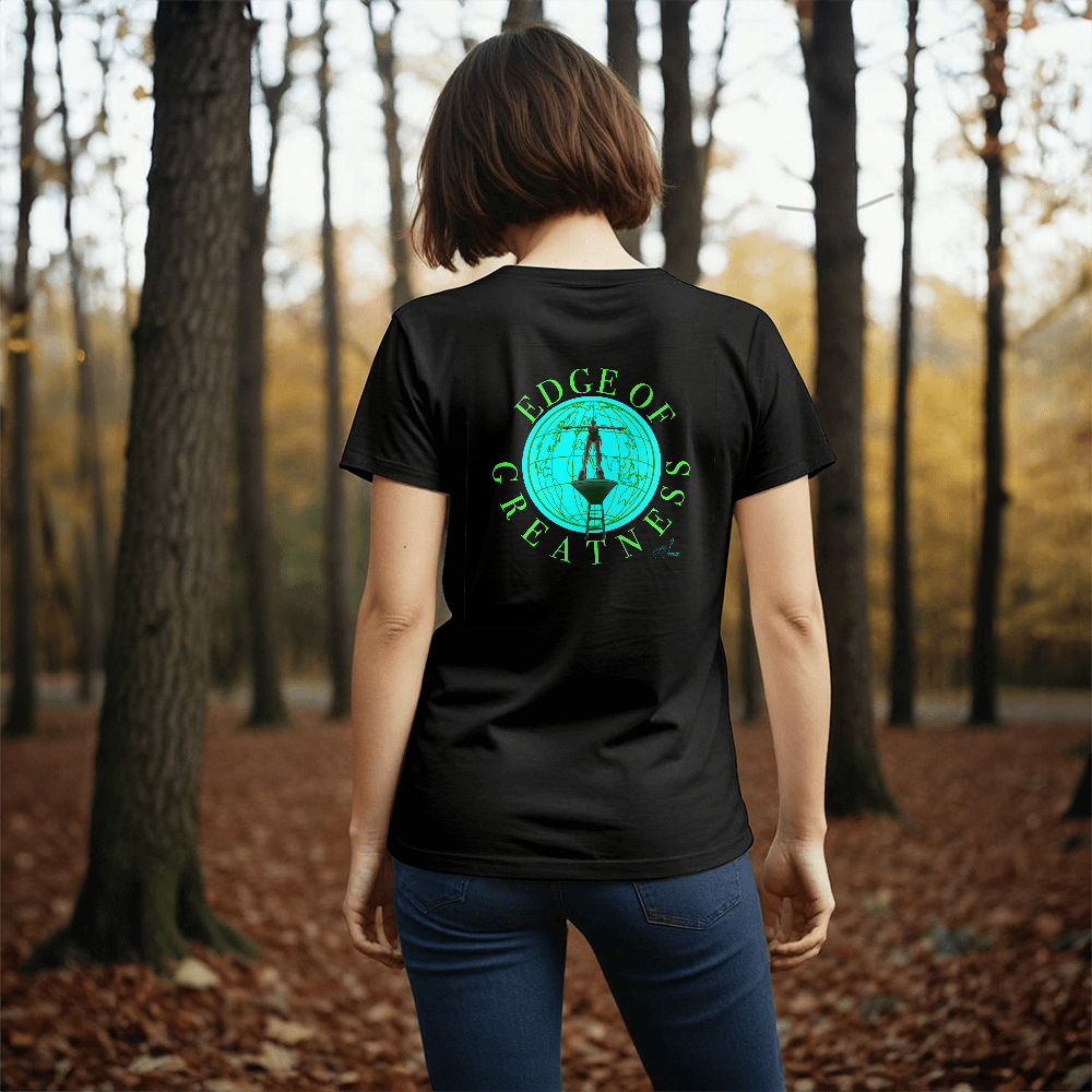 Tee back print "edge of Greatness"