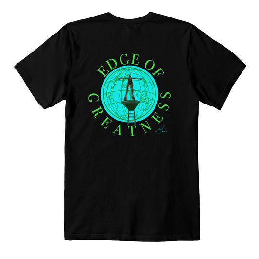 Tee back print "edge of Greatness"